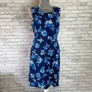 Lands End Floral Dress with Pockets